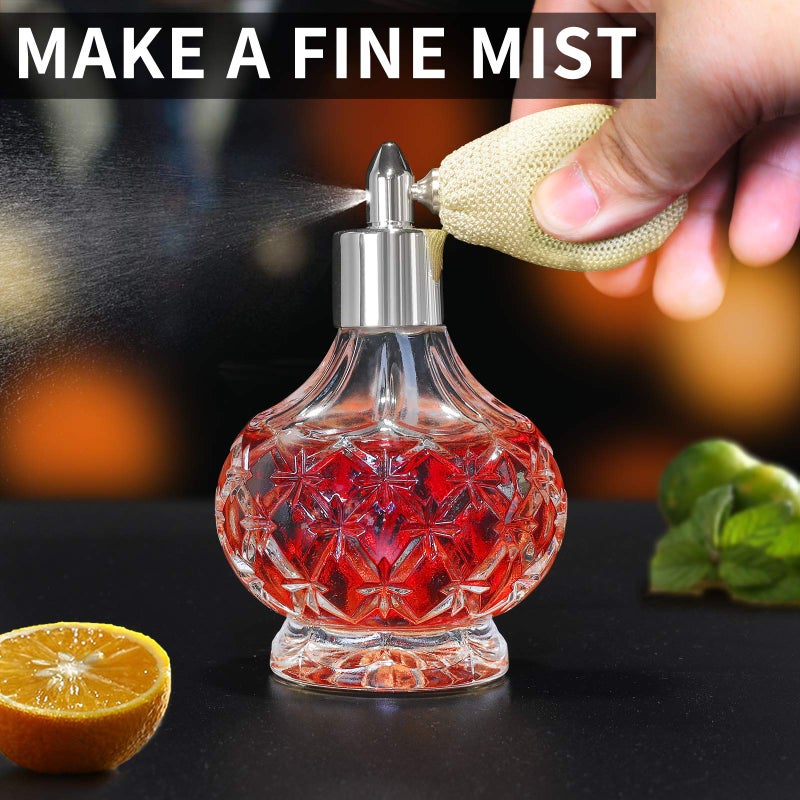 SuproBarware Atomizer Sprayer for Cocktail - Refillable 100ml Classic Sprayer with Air Bulb, Great for bartender, Home Bar â€“ PWP2 (100ml) - Image 3